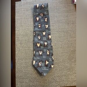 Warner Bros.  Tasmanian Devil 100% silk tie‎
